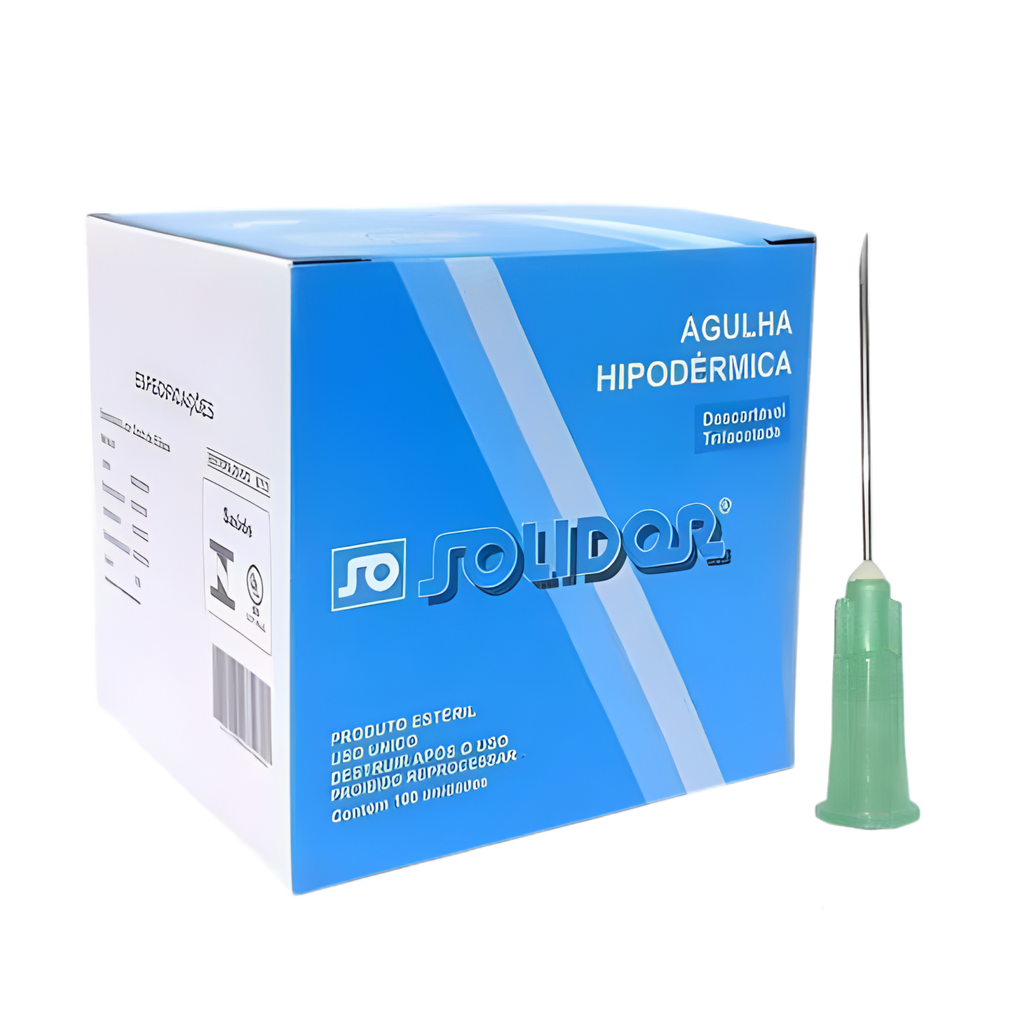 Agulha Sólidor 25x0,8