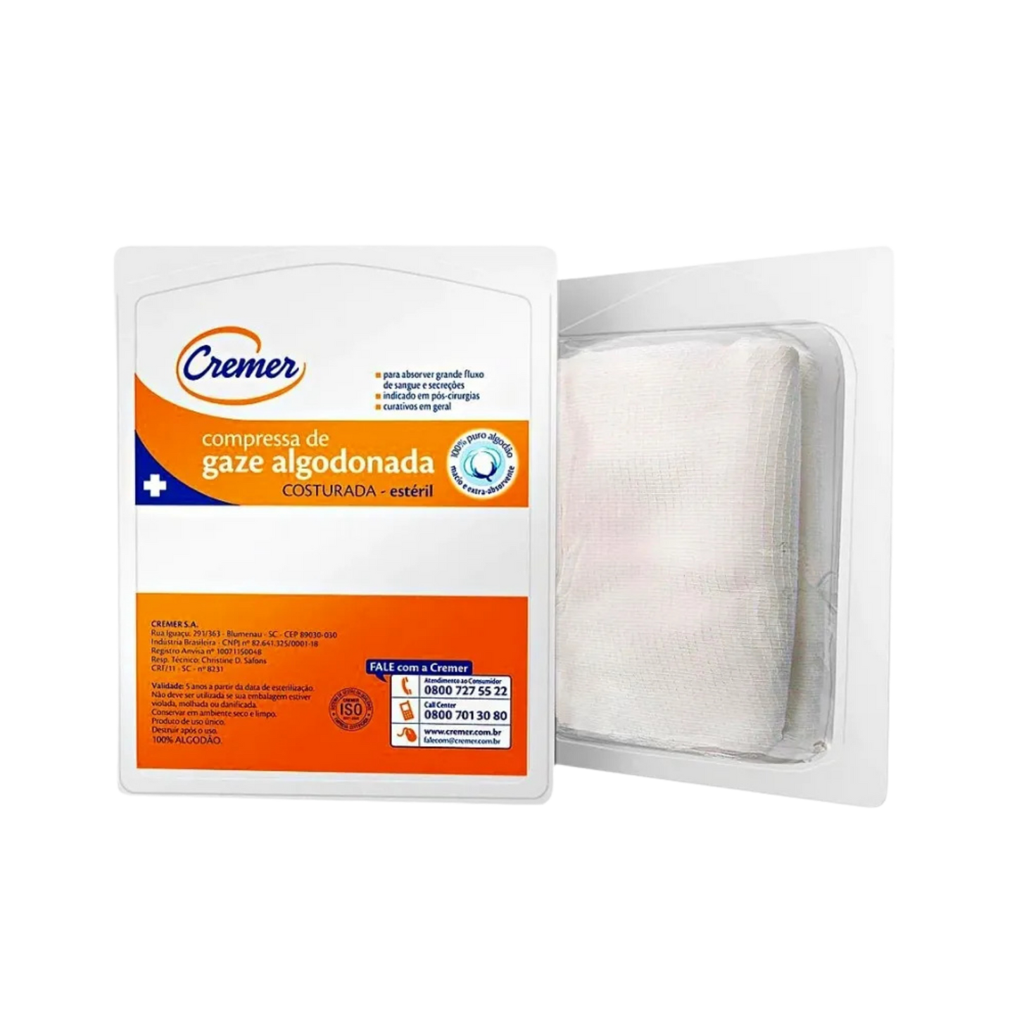 Compressa estéril 15x30