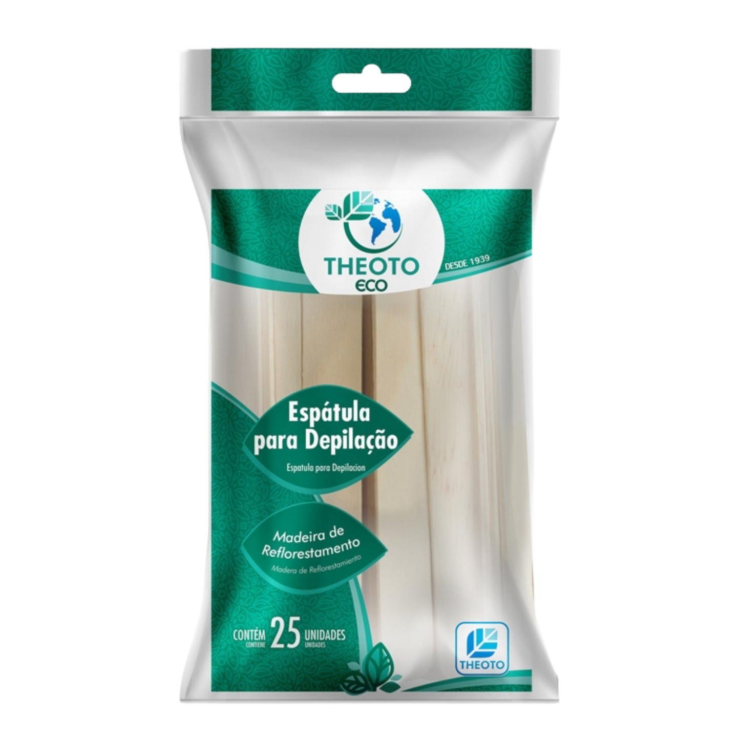 Espátula para depilação pct c/25