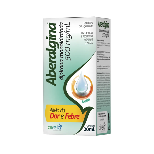 Aberalgina dipirona monoidratada 500 mg/mL (Gotas)