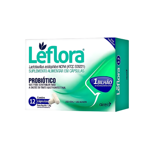 Léflora Lactobacillus acidophilus NCFM (12 cápsulas)