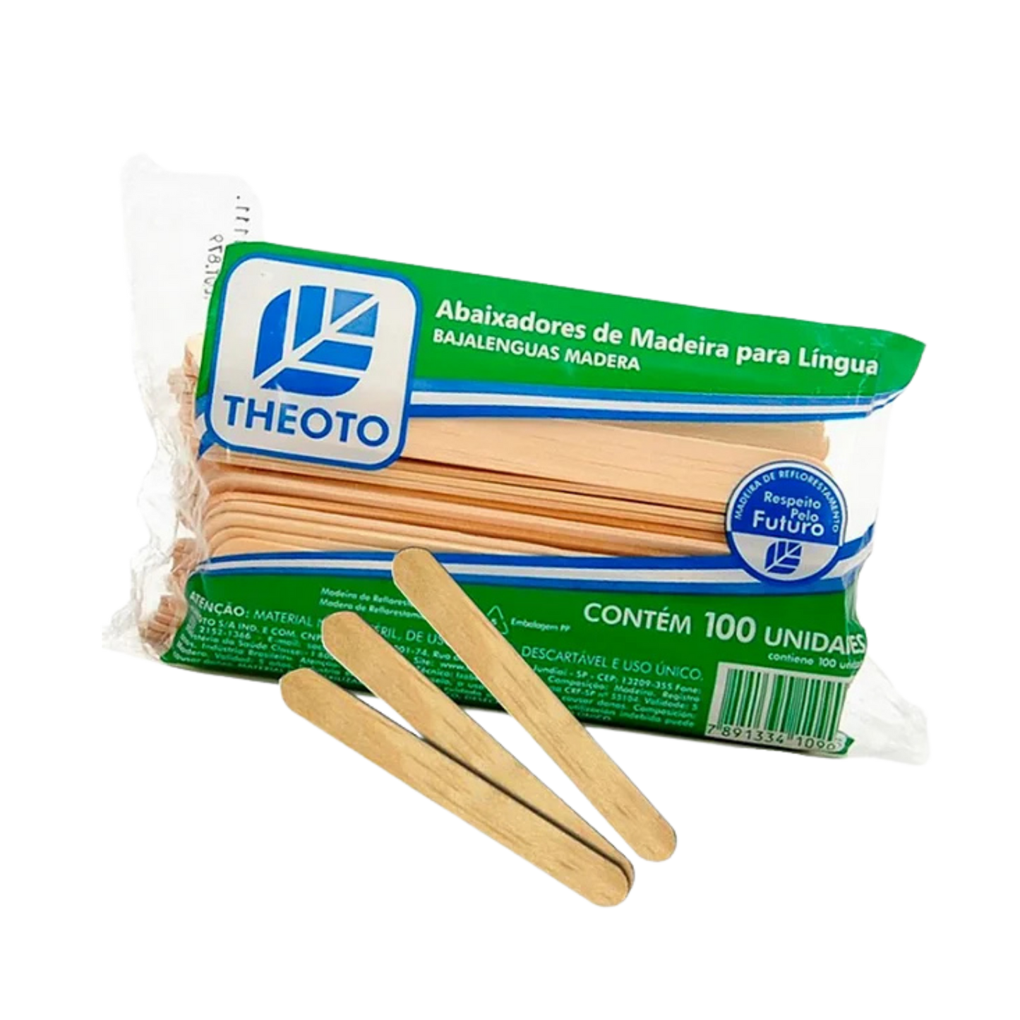 Abaixador de língua Theoto pct c/100