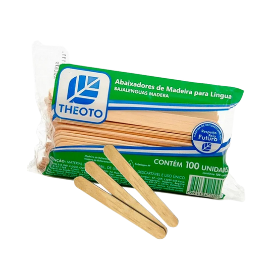 Abaixador de língua Theoto pct c/100