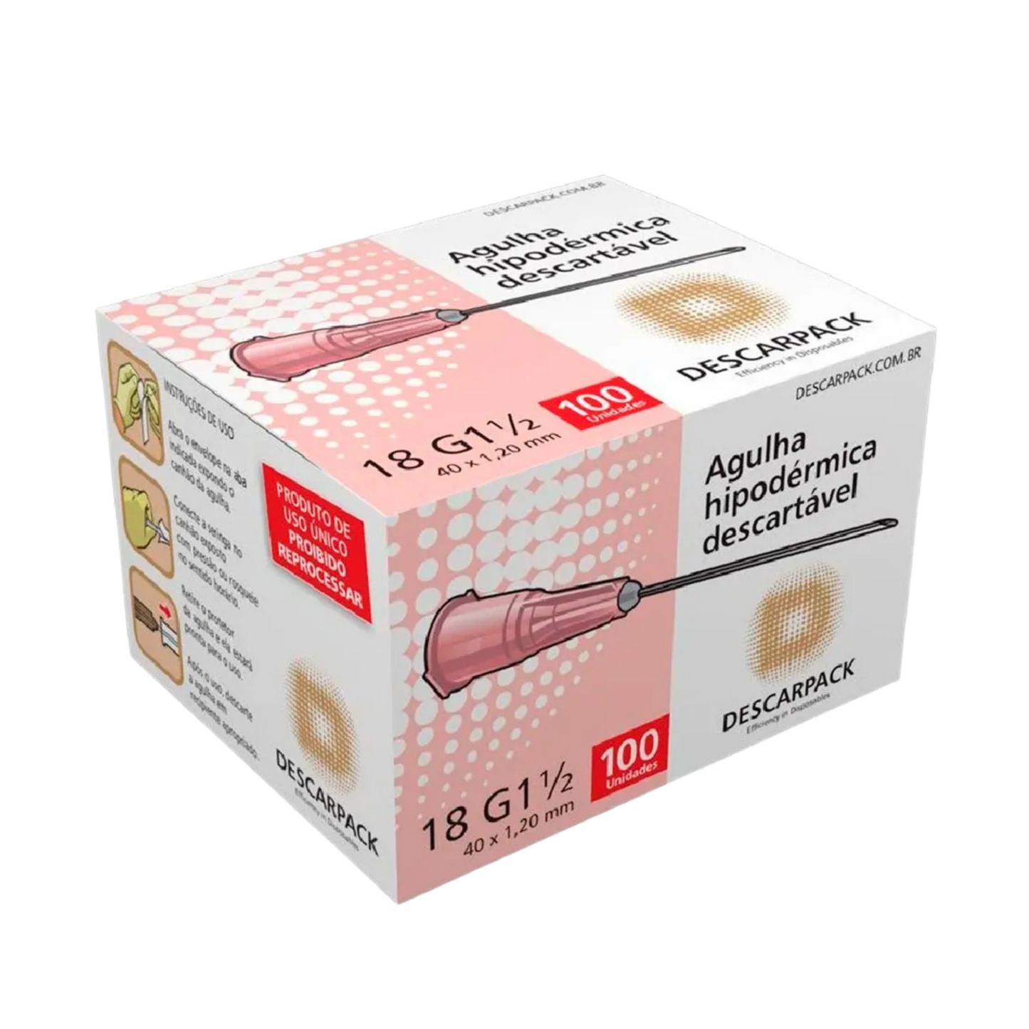 Agulha Descarpack 40x1,2