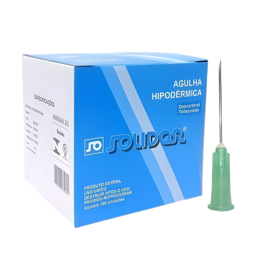 Agulha Sólidor 25x0,8