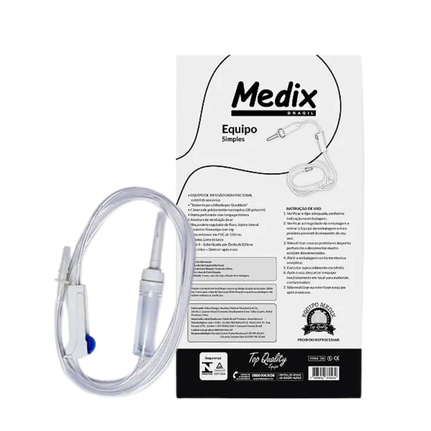 Equipo macrogota simples