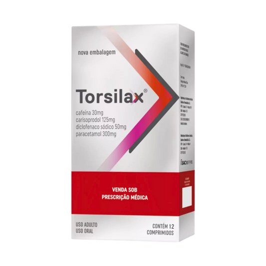 Torsilax 12 comprimidos